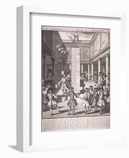 Stock Exchange, London, 1720-James Cole-Framed Giclee Print