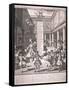 Stock Exchange, London, 1720-James Cole-Framed Stretched Canvas