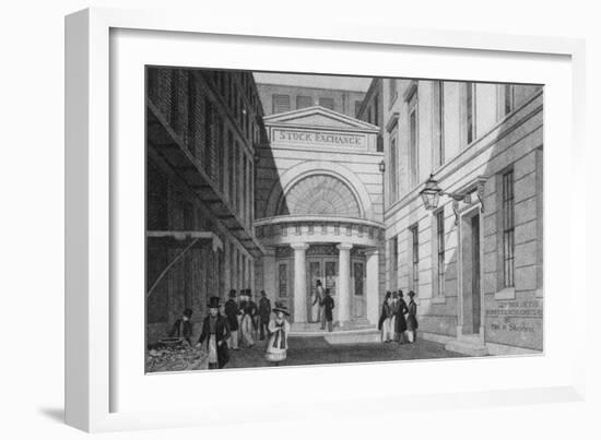 Stock Exchange, London-Shepherd-Framed Giclee Print