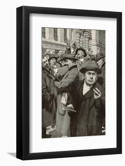 Stock Exchange, New York City-Mid-Manhattan Library-Framed Photographic Print