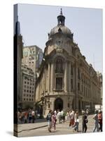 Stock Exchange, Santiago, Chile, South America-Sergio Pitamitz-Stretched Canvas