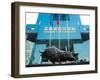 Stock Exchange, Shenzhen Special Economic Zone (Sez), Guangdong, China, Asia-Charles Bowman-Framed Premium Photographic Print