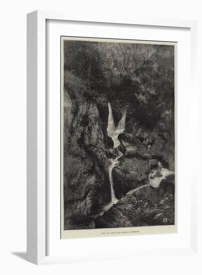 Stock Gill Force, Near Ambleside, Windermere-Charles Auguste Loye-Framed Giclee Print