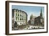 Stock-Im-Eisen-Platz, with St. Stephan's Cathedral in the Background, Engraved by the Artist, 1779-Karl Von Schutz-Framed Giclee Print