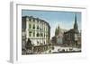 Stock-Im-Eisen-Platz, with St. Stephan's Cathedral in the Background, Engraved by the Artist, 1779-Karl Von Schutz-Framed Giclee Print