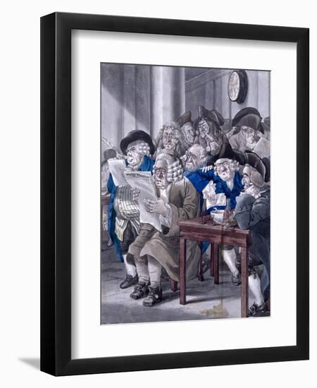 Stock-Jobbers Extraordinary, Stock Exchange, London, C1795-Robert Dighton-Framed Giclee Print