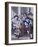 Stock-Jobbers Extraordinary, Stock Exchange, London, C1795-Robert Dighton-Framed Giclee Print