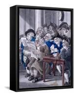 Stock-Jobbers Extraordinary, Stock Exchange, London, C1795-Robert Dighton-Framed Stretched Canvas