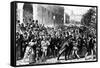 Stock Market Crash, Vienna, 1873.-J. G Horwater-Framed Stretched Canvas