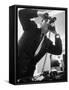 Stock Market Salesman with Binoculars-Yale Joel-Framed Stretched Canvas