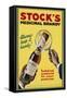 Stock's Medicinal Brandy Poster-null-Framed Stretched Canvas