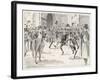 Stockbrokers Dance for Joy at News of the Boers' Surrender in the War in Africa-Ralph Cleaver-Framed Art Print