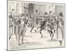 Stockbrokers Dance for Joy at News of the Boers' Surrender in the War in Africa-Ralph Cleaver-Mounted Art Print