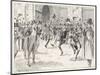 Stockbrokers Dance for Joy at News of the Boers' Surrender in the War in Africa-Ralph Cleaver-Mounted Art Print