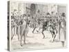 Stockbrokers Dance for Joy at News of the Boers' Surrender in the War in Africa-Ralph Cleaver-Stretched Canvas