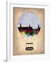 Stockholm Air Balloon-NaxArt-Framed Art Print