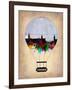 Stockholm Air Balloon-NaxArt-Framed Art Print