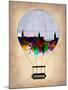 Stockholm Air Balloon-NaxArt-Mounted Art Print