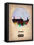 Stockholm Air Balloon-NaxArt-Framed Stretched Canvas