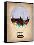 Stockholm Air Balloon-NaxArt-Framed Stretched Canvas