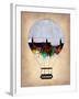 Stockholm Air Balloon-NaxArt-Framed Art Print