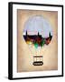 Stockholm Air Balloon-NaxArt-Framed Art Print