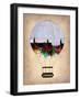 Stockholm Air Balloon-NaxArt-Framed Art Print