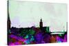 Stockholm City Skyline-NaxArt-Stretched Canvas