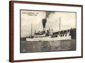 Stockholm, Dampfschiff Regin Der Svea, Johnson Line-null-Framed Giclee Print