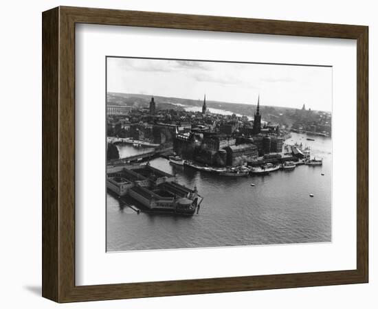 Stockholm from the Air-null-Framed Photographic Print