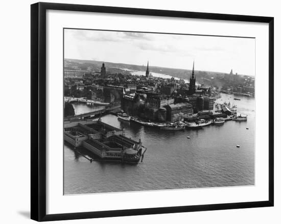 Stockholm from the Air-null-Framed Photographic Print