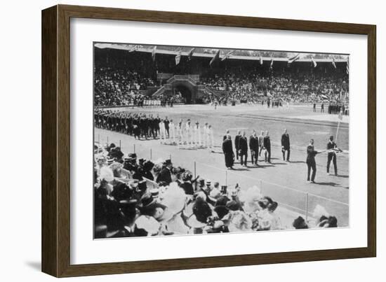 Stockholm Olympics 1912-null-Framed Photographic Print