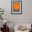 Stockholm Orange Subway Map-NaxArt-Framed Art Print displayed on a wall