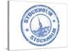 Stockholm Stamp-radubalint-Stretched Canvas