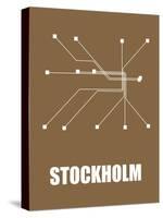 Stockholm Subway Map II-null-Stretched Canvas