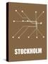 Stockholm Subway Map II-null-Stretched Canvas