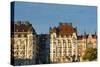 Stockholm, Sweden Downtown Beautiful Apartment Old Sunset Buildings-Bill Bachmann-Stretched Canvas