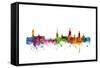 Stockholm Sweden Skyline-Michael Tompsett-Framed Stretched Canvas