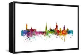 Stockholm Sweden Skyline-Michael Tompsett-Framed Stretched Canvas