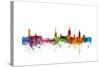 Stockholm Sweden Skyline-Michael Tompsett-Stretched Canvas