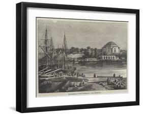 Stockholm, the Admiralty and Harbour-null-Framed Giclee Print