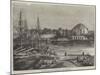 Stockholm, the Admiralty and Harbour-null-Mounted Giclee Print