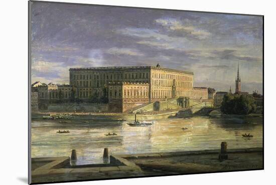 Stockholm, the Royal Palace-Martinus Roerbye-Mounted Giclee Print