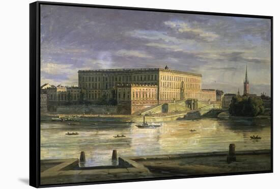 Stockholm, the Royal Palace-Martinus Roerbye-Framed Stretched Canvas