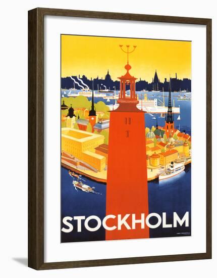 Stockholm-Unknown Donner-Framed Giclee Print