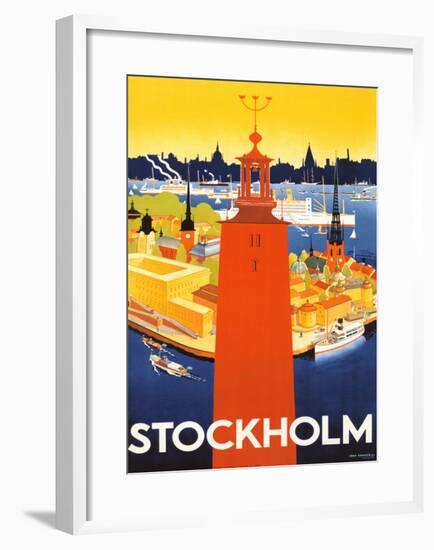 Stockholm-Unknown Donner-Framed Giclee Print