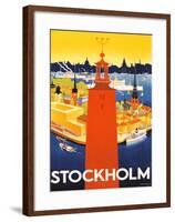 Stockholm-Unknown Donner-Framed Giclee Print