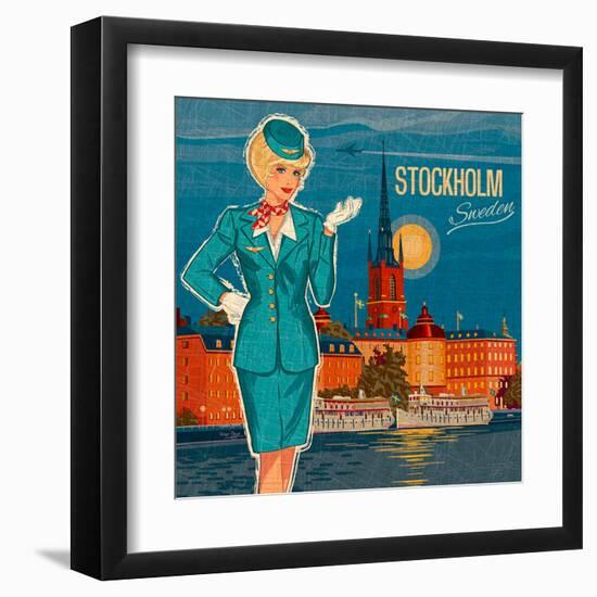 Stockholm-Bruno Pozzo-Framed Art Print