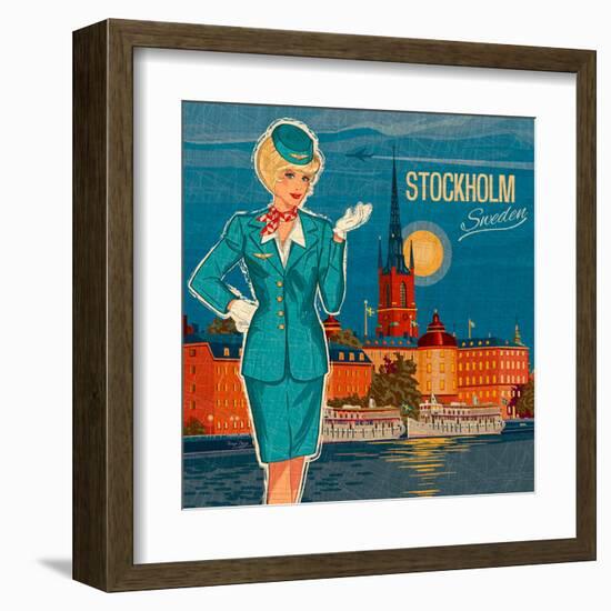 Stockholm-Bruno Pozzo-Framed Art Print