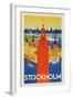 Stockholm-Vintage Posters-Framed Art Print